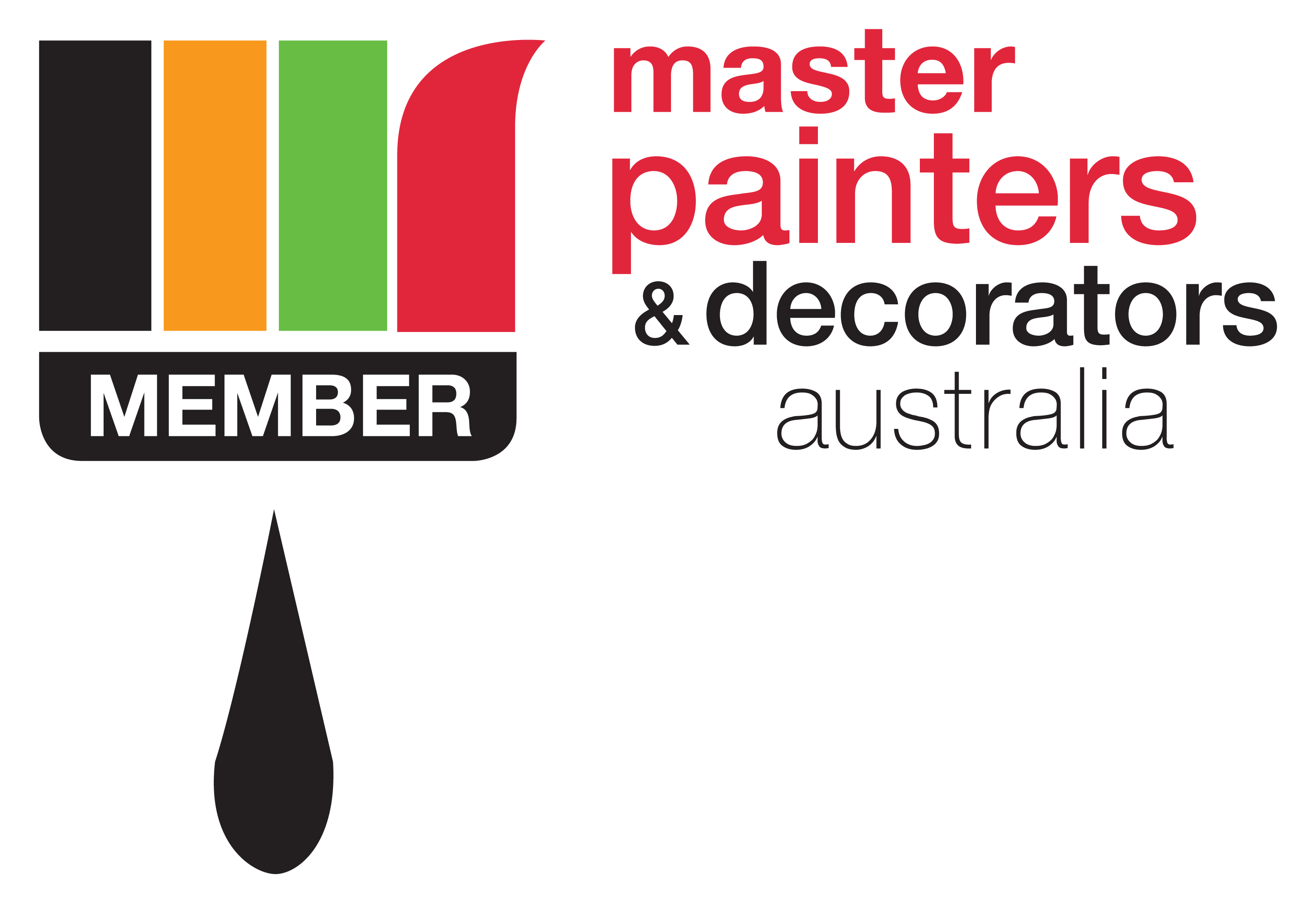 Member of Master Painters & Decorators Australia